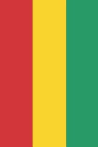 Cover of Guinea Flag Notebook - Guinean Flag Book - Guinea Travel Journal