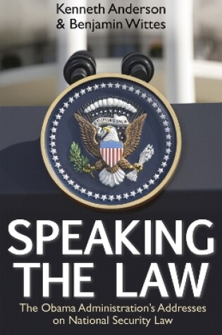 Cover of Speaking the Law