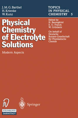 Book cover for Physical Chemistry of Electrolyte Solutions