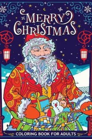 Cover of Merry Christmas Coloring Book for Adults