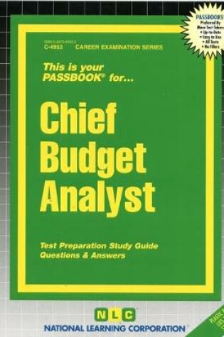 Cover of Chief Budget Analyst