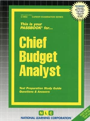 Book cover for Chief Budget Analyst