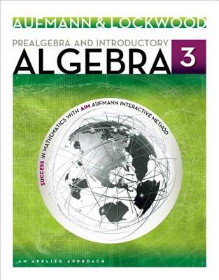 Book cover for Prealgebra and Introductory Algebra : An Applied Approach