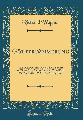 Book cover for Götterdämmerung