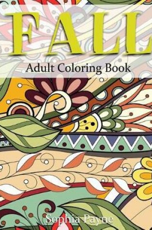 Cover of Fall Adult Coloring Book