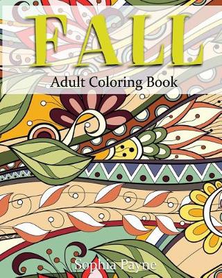 Book cover for Fall Adult Coloring Book