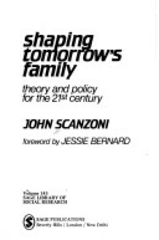 Cover of Shaping Tomorrow′s Family