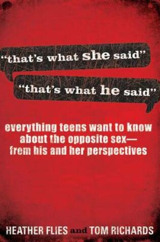Cover of "That's What She Said" "That's What He Said"