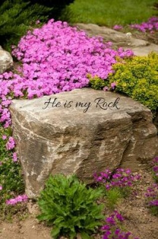 Cover of He is my Rock journal