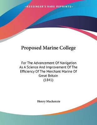 Book cover for Proposed Marine College