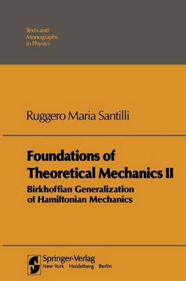 Cover of Foundations of Theoretical Mechanics II