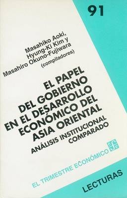 Cover of El Papel del Gobierno En El Desarrollo Econmico del Asia Oriental