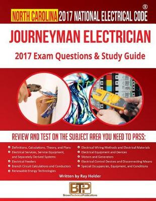 Book cover for North Carolina 2017 Journeyman Electrician Study Guide