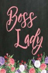 Book cover for Chalkboard Journal - Boss Lady (Salmon)