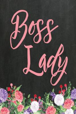 Cover of Chalkboard Journal - Boss Lady (Salmon)