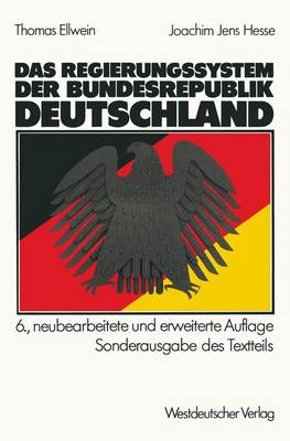 Cover of Das Regierungssystem der Bundesrepublik Deutschland