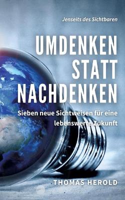 Book cover for Umdenken statt Nachdenken