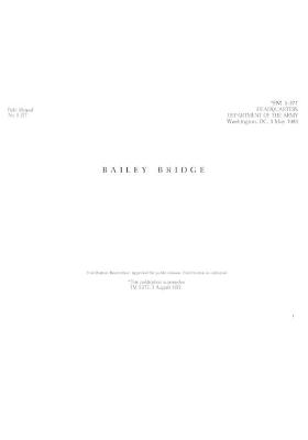 Book cover for FM 5-277 Bailey Bridge