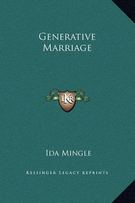 Book cover for Generative Marriage
