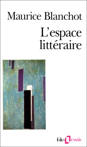 Book cover for L'espace litteraire