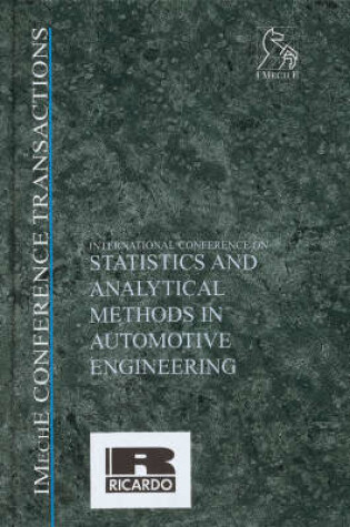 Cover of International Conference on Statistics and Analytical Methods in Automotive Engineering