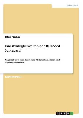 Book cover for Einsatzmöglichkeiten Der Balanced Scorecard