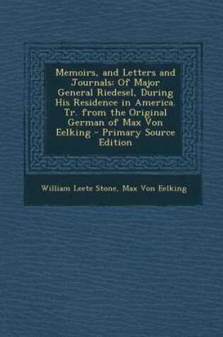 Cover of Memoirs, and Letters and Journals