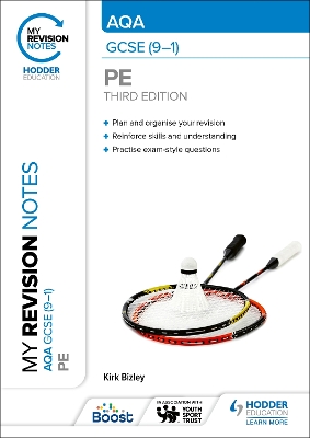 Book cover for My Revision Notes: AQA GCSE (9–1) PE Third Edition