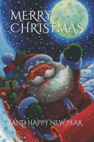 Cover of Christmas Notebook, Cristmas Journal, Christmas Diary - One Subject - 120 Pages