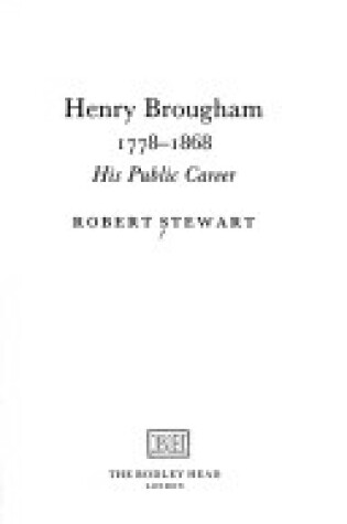 Cover of Henry Brougham