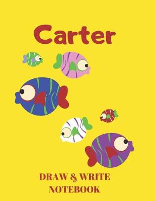 Book cover for Carter Draw & Write Notebook