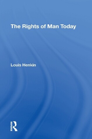 Cover of The Rights Of Man Today