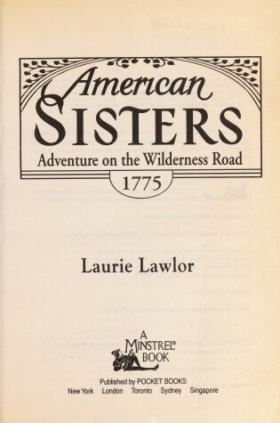 Cover of Adventure on the Wilderness Road, 1775