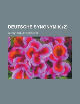 Book cover for Deutsche Synonymik (2 )