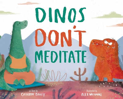 Book cover for Dinos Don't Meditate