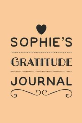 Cover of Sophie's Gratitude Journal