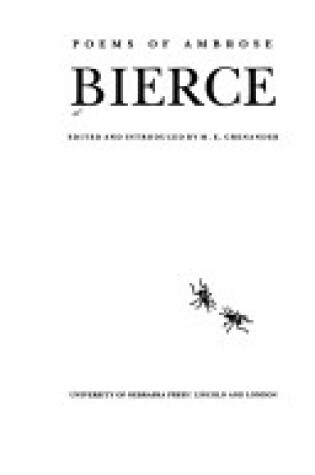 Cover of Poems of Ambrose Bierce