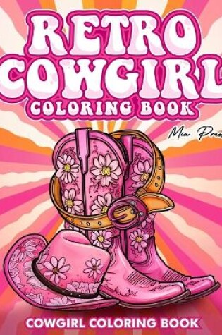 Cover of Retro Cowgirl Coloring Book
