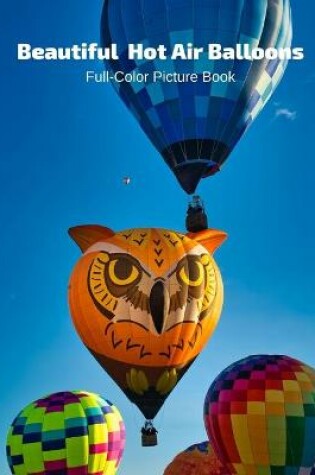 Cover of Beautiful Hot Air Balloons Full-Color Picture Book