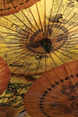 Book cover for Golden Parasols Grid Notebook