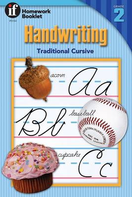 Book cover for Handwriting Traditional Cursive Homework Booklet