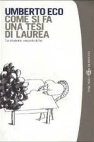 Cover of Come SI FA UNA Tesi DI Laurea