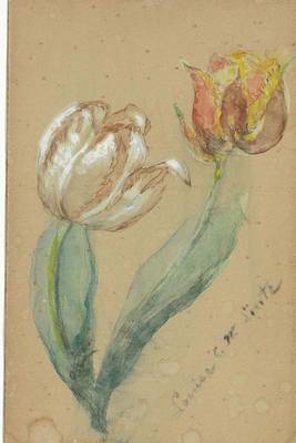 Book cover for Two Tulips Antique Botanical Art Journal