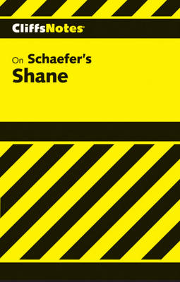 Cover of Notes on Schaefer's "Shane" and Western Literature