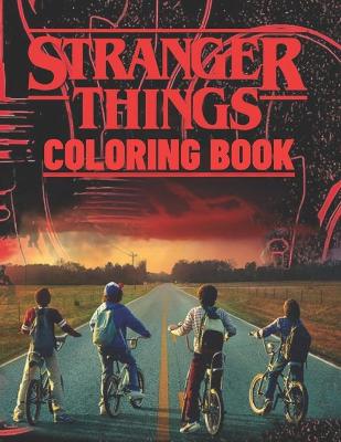 Book cover for Stranger Things Coloring Book