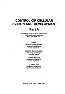 Cover of Control of Cellular Division and Development