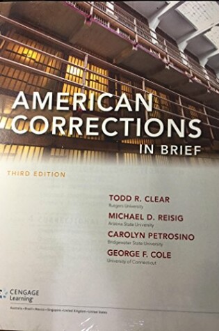 Cover of American Corrections in Brief