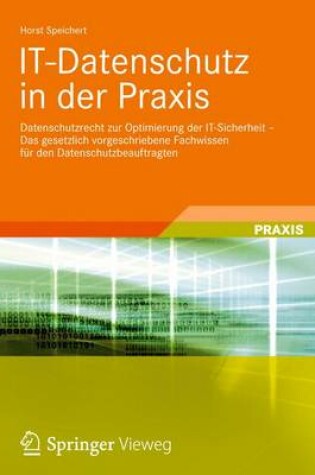 Cover of It-Datenschutz in Der Praxis