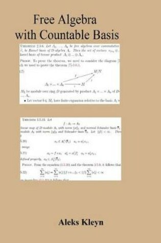 Cover of Free Algebra with Countable Basis