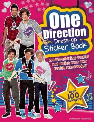 Book cover for One Direction Dress-Up Sticker Book